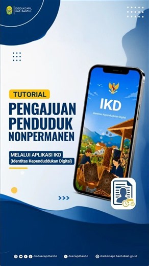 Panduan cepat mengajukan dokumen penduduk non permanen secara online lewat IKD