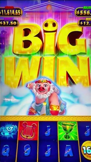 BIG WIN! Power Pig Bonus Slot Machine! #shorts #slot machine