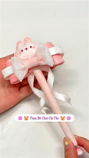 Chị Thỏ DIY cây đũa phép thuật #tiemdochoi #dochoigiay #종이장난감 #미니DIY #diypapercraft