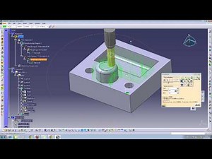 Mentel Tutorial 1 Catia Machining CAM_CNC by mitnarin.avi
