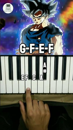 Ultra Instinct Theme Song Piano Tutorial #shorts
