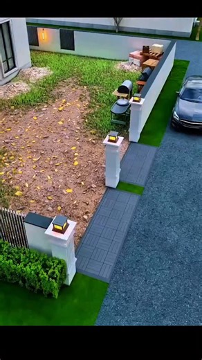 HAVELLO on Instagram: "Old Backyard TRANSFORMED Into a Luxury Outdoor Oasis! Watch me turn my family’s old backyard into a luxury outdoor oasis with upgraded foundations, modern landscaping, a scenic pavilion, and a smart parking layout. This home renovation showcases foundation reinforcement, backyard remodeling, outdoor design, garden upgrades, wood decking, fish pond setup, and hidden-wall landscaping—all crafted to create a peaceful, stylish, and functional space. If you love home improvemen