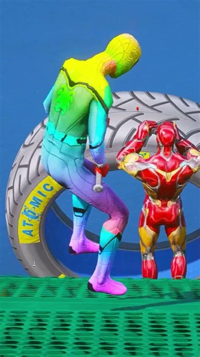 Spiderman Secretly Attacks Iron Man