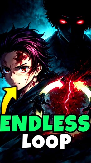 Demon Slayer’s Endless Loop Explained 😨♾️ #shorts #demonslayer
