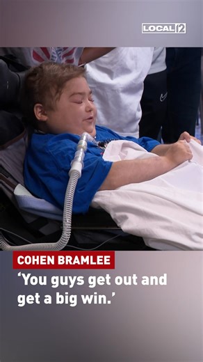 12K views · 104 reactions | The Thomas More University men's soccer team welcomed a special member to a game in person for the very first time. Cohen Bramlee was diagnosed with a rare immune system disease and bleeding disorder. He spent nearly three years in the hospital: https://bit.ly/3K2ttce | LOCAL 12, WKRC-TV | Facebook