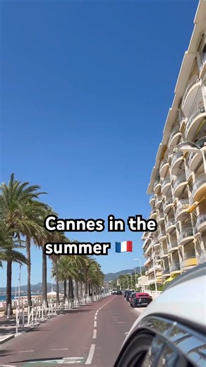 Cannes in the summer what a drive 🇫🇷 #cannes #france #youtubeshorts