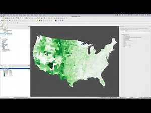 Choropleth map in QGIS