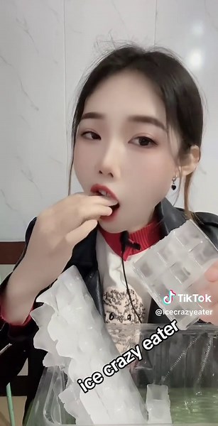 ice asmr (@icecrazyeater)’s videos with original sound - ice❄️crazy_eater - ice asmr