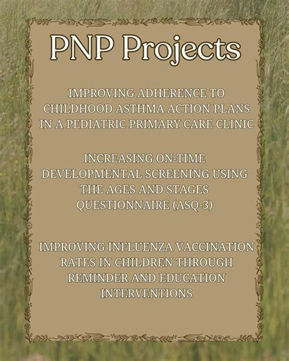 DNP Students have been asking for examples of DNP projects 📕 I have arranged these by specialty,