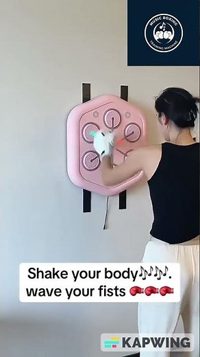 "Level Up Your Workout with the Music Boxing Training Machine! 🎶🥊 (Link to Buy in Comments)"