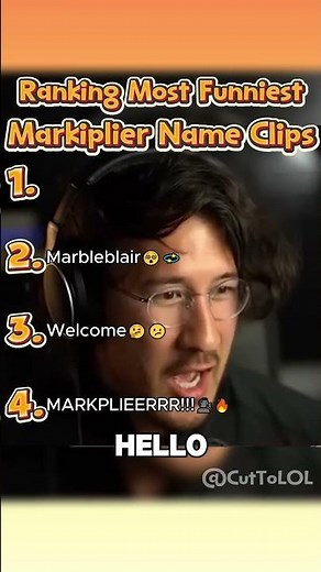 Markiplier MOST FUNNIEST Names Himself Moments #markiplier #shorts
