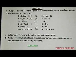 How to Calculate Income and the Multiplier (Exercise 2). Macroeconomics 'Consumption'