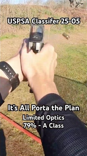 USPSA Classifier 25-05 - It’s All Porta the Plan - Limited Optics - 79% - A Class - Kimber 2K11