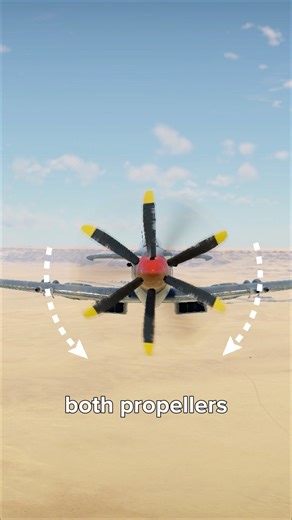 Why These WWII Propellers Spin in Opposite Directions #shorts