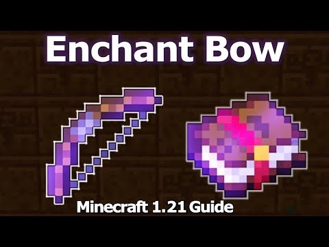 Minecraft bow enchantment || how to enchant bow im Minecraft