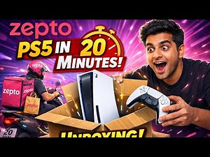 🚀 PS5 Delivered in Just 20 Minutes?! | Zepto Delivery Unboxing 🎮🔥