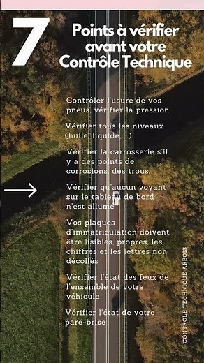 7 points à vérifier avant votre Contrôle Technique