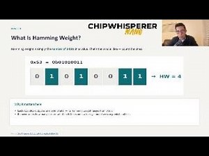 Decrypting AES with Hamming Weight