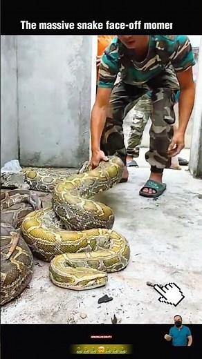 Handling the Beast: Huge Python Snake in Never-Before-Seen Footage!