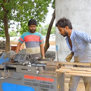 Amazing iron rod bending by machine - hacks | Hetal's Heart