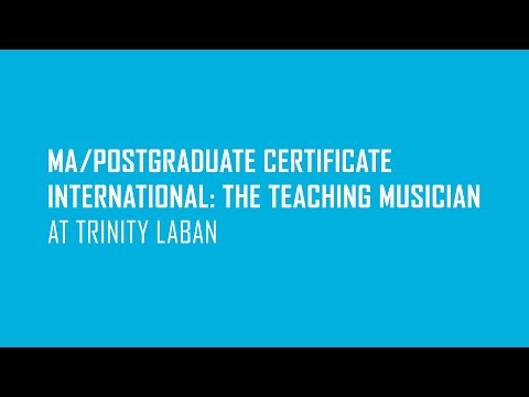 MA/Postgraduate Certificate: International: The Teaching Musician