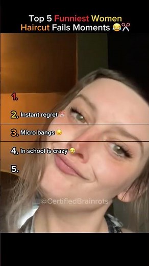 Top 5 Funniest Women Haircut Fails (Instant Regret Moments!) 😂✂️