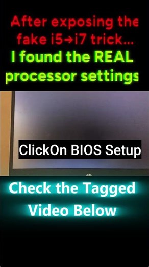 Your CPU has hidden settings #shorts