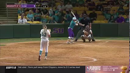 28K views · 983 reactions | Tigers On Top! Petty logs a three-run triple to give the Tigers an 8-4 lead. ESPN2 | LSU Softball | Facebook
