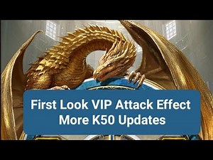 Evony | First Look At VIP Spin Wheel and Attack March Effect | K50 Research Upgrades