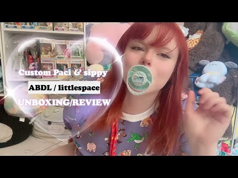 Custom adult pacifier / sippy unboxing ! (ABDL / Littlespace / CGL)