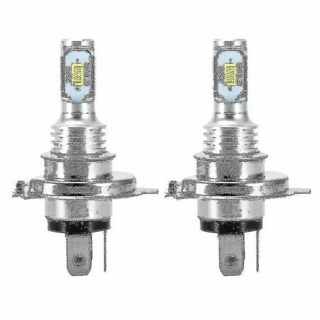 2 x H4 9003 Hb2 LED Headlight Bulbs, 6500k Xenon White per set, for high and low beam, Hi/Lo Plug and Play - Walmart.ca