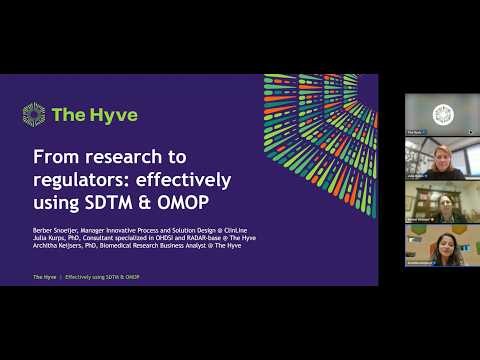 From research to regulators: effectively using SDTM & OMOP