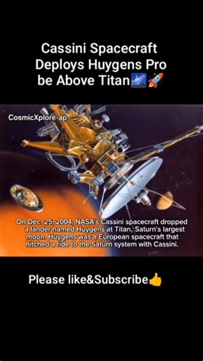 NASA Dropped a Probe on Titan… On Christmas 🎄🚀