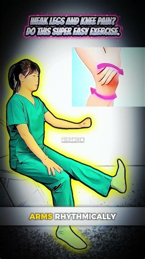Strengthen your legs while seated with this exercise