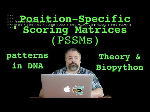 Position-specific Scoring Matrices (PSSMs): Theory and Biopython