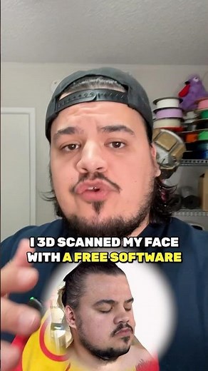 3d Scanning My Head FOR FREE | 3d printing #3dprintingforbeginners #3dprinting #3dprintedcosplay