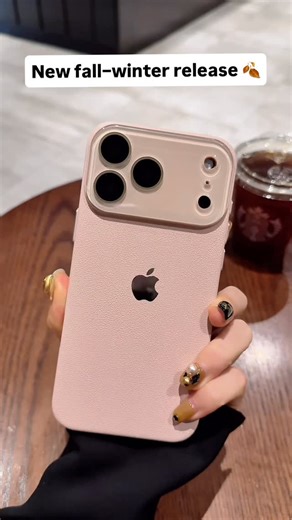 CaseFreshCo on Instagram: "New fall–winter release 🍂✨ Litchi-textured ultra-thin PC case — smooth and lightweight with a naked-hand feel! Full-lens protection to keep your iPhone safe and stylish 💫 #iphone17 #apple #iphone #iphonecase"