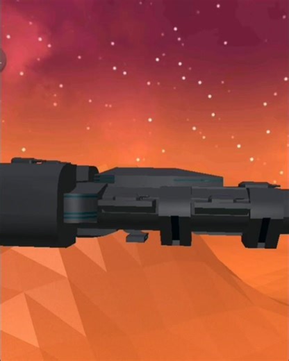 space warship heading to mars in draw brick #drawbricks