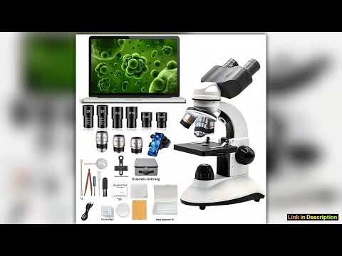 Optical Instrument Microscope 40X2000X Magnification USB Camera for Laboratory School Home