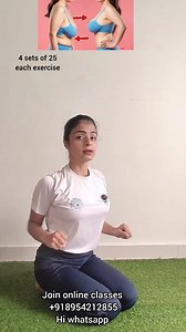 2.9M views · 32K reactions | Say Goodbye to Chest Fat – 3 Simple Workouts!" ✅ #workout #weightloss #explore #explorepage #exercise #teachers #shorts #reducefat #LoseWeight . . Yogeshwari Kurain | Yoga with yogeshwari | Facebook