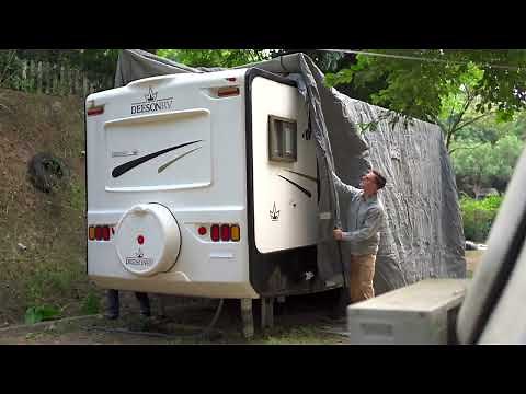 Easy Setup RV Cover with several designs you might never seen 【Leader Accessories】