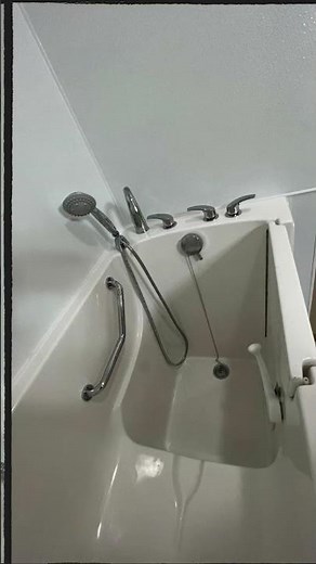 Walk-in tub installation