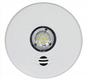 Kidde 3-in-1 Combination Smoke & Carbon Monoxide Alarm with LED Strobe Light, 120V with Backup Battery, Model P4010ACLEDSCOCA