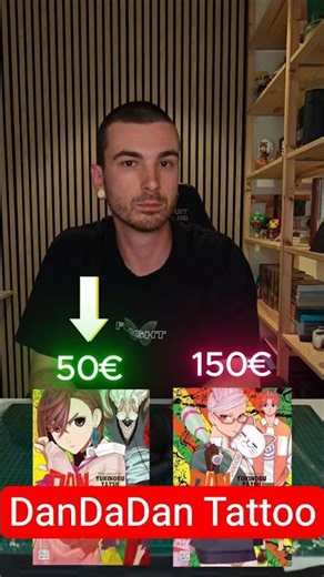 Dandadan Tattoo – Turbo Nonna | 50 o 150 | Anime Tattoo Process