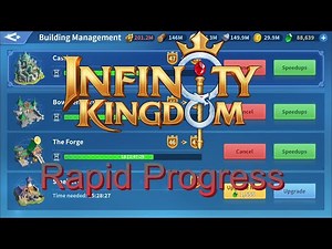 Infinity Kingdom | How To Fast Progress | Farm Castles