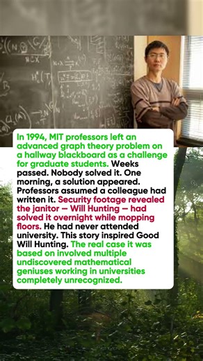 A Janitor Solved a Math Problem Left on a Hallway Blackboard. Nobody Knew Who Did It.
