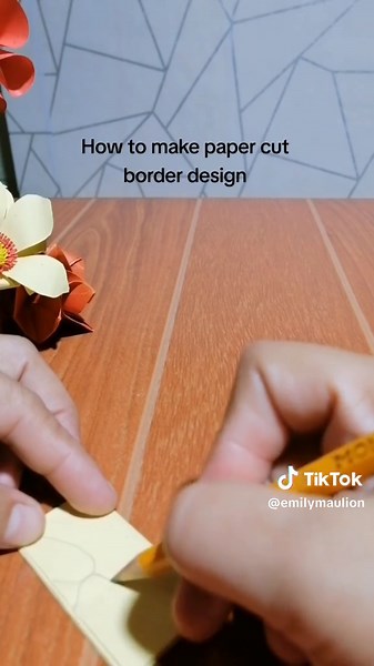 Paper Cut Border Design Tutorial