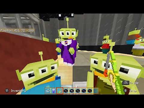 Minecraft Toy Story Mash Up Pack: 12 Disc Locations