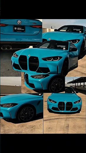 Blue BMW M4 Performance & Drift Vibes