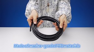 Boat Speedometer Pitot Tubing Universal Marine Boat Speedometer Pick-up Pitot PVC Tubing Black Food Grade PVC Hose Tube Pipe for Pump Transfer （3.5mm ID x 6mm OD, 20 Ft, 2Roll）